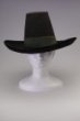 Plstěný černý klobouk