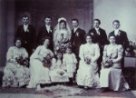 Svatba Čeňka Vrtáčka z Barchova a Marie Jeřábkové z Valů, r.1907  