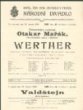 Divadelní cedule Werther