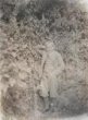 A. M. Schoss: portrét chlapce (černobílý negativ)