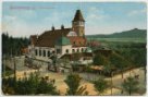 Liberec - Lidové sady, restaurace od 1918-45, tramvaj ´Reichenberg i. B. Volksgarten.´
