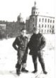 Dvojice příslušníků československého letectva v Polsku v lednu 1945