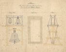 Polička návrh zvonové stolice pro věž kostela Sv. Jakuba - plán