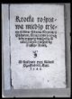Středověký / renesanční text