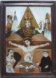 Nejsvětější Trojice obklopena světci - sv. Wolfgang, sv. Florián, sv. Linhart a sv. Šebastián