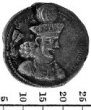 Sasánovská mince, Drachma, Shábuhr III (383-8 n.l.)