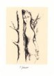 Grafický list - Dívka u stromu