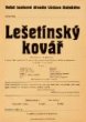 Plakát - Lešetínský kovář